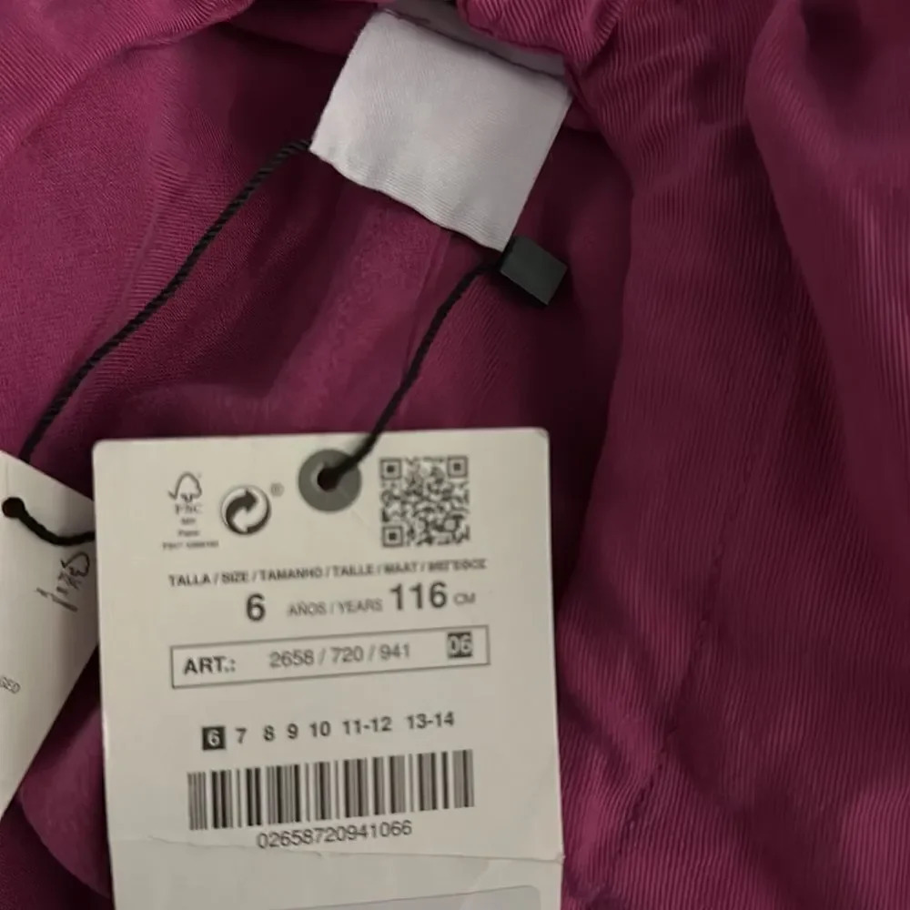 ZARA Kids | Fuchsia | POUCH POCKET DRESS - Picture 6 of 6